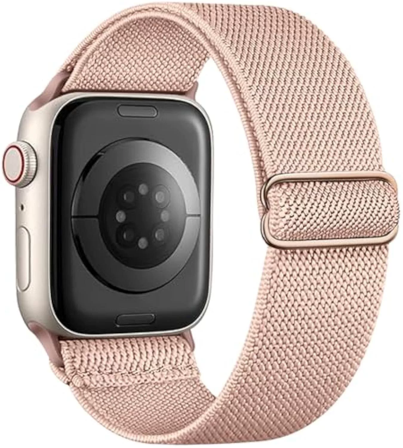 Ремешок-брет для часов (Apple) плетеный нейлоновый эластичный, регулируемая пряжка, совместим 38–49 мм