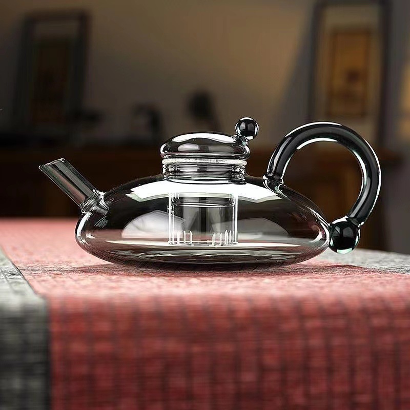 煮茶壶 耐高温过滤加厚泡茶鼠尾壶 家用电陶炉茶具咖啡壶花茶壶