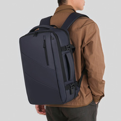 国境を越えたビジネス多機能防水性と耐摩耗性の出張ソリッドカラーバックパック拡張可能なコンピュータバッグ男性と女性用