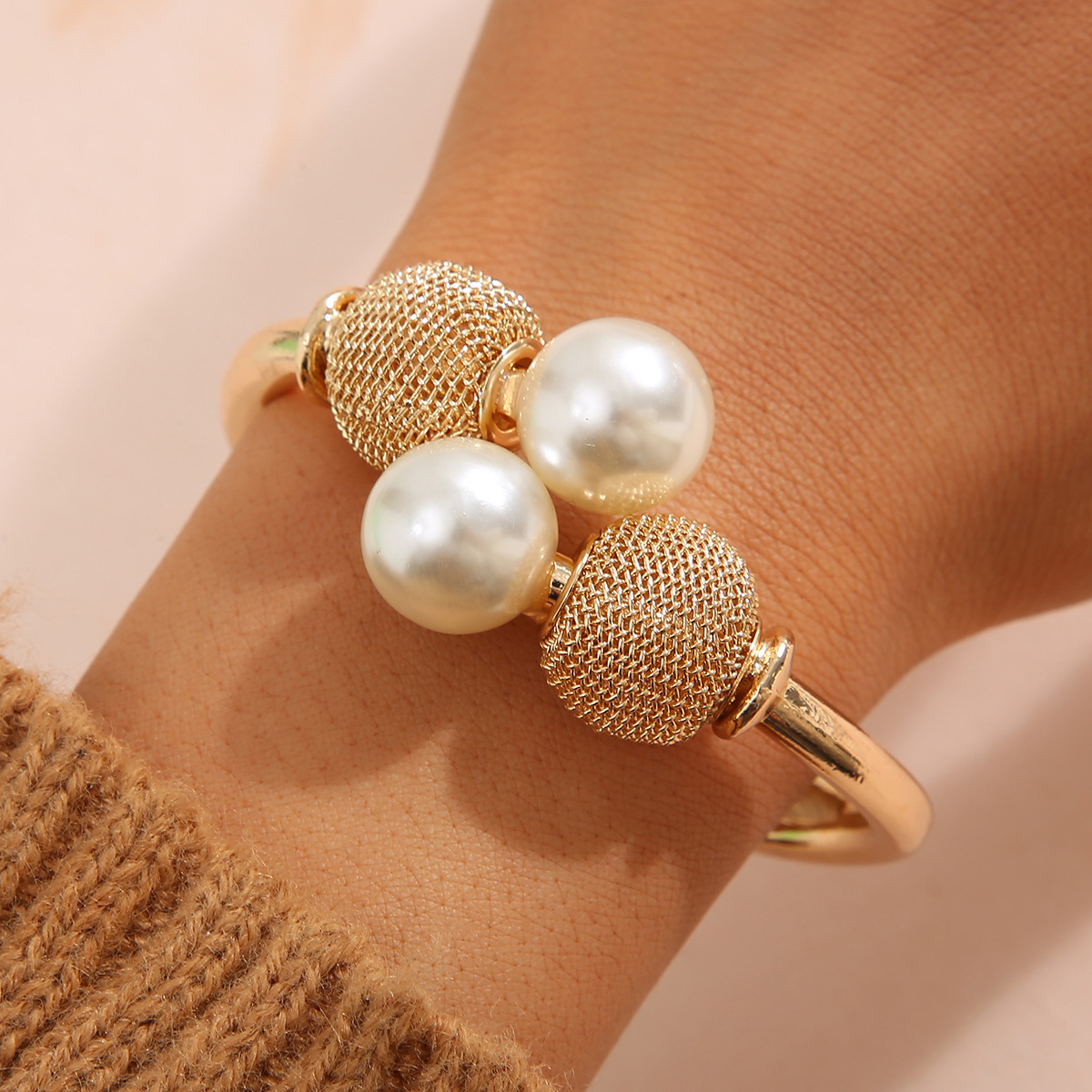 brand retro elegant bracelet pearl