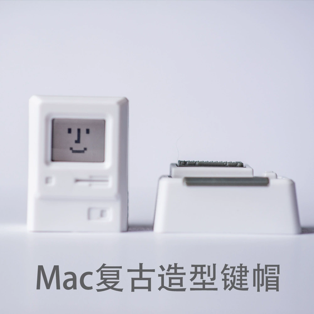 K-01 MAC клавиша FC красная и белая клавиша механической клавиатуры 80s mac Macintosh ретро характер прозрачная