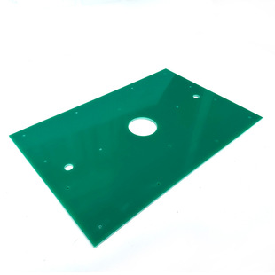 Water green glass fiber board FR-4 epoxy resin board engraving and punching processing high temperature resistant insulation board thickness customization