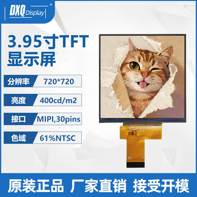 3.95 Inch 720*720Ips Square Lcd Display Mipi Interface Home Appliance Industrial Control Medical Display