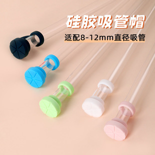 Cross-Border Silicone Straw Cap Stanley Accessories Stanley Water Bottle Anti-Spill Lid Large Diameter Eco-Friendly Biodegradable