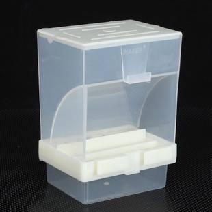 Anti-Splash Automatic Feeder Bird Feeder Dispenser for Budgerigars, Lovebirds, and Cockatiels Large Food Box