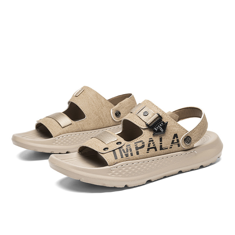 Zapatillas de hombre de verano nuevo antideslizante anti-desgaste de ropa exterior suave marca de moda deportiva casual sandalias de tamaño grande para hombres 46