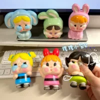 Bubble Mate Crybaby, летающая кукла-полицейский, плачущая женщина, пряжка для ключей, куклы-полицейские, игрушки с медленным движением спины