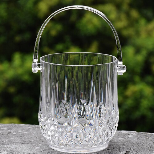 Acrylic ice bucket beer ice bucket plastic creative bar KTV champagne bucket ice cube bucket color ice bucket ice clip