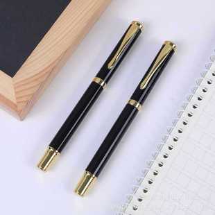 Classic Black Positive Business Metal Signature Pen Printable Logo Corporate Office Gift Pen Ballpoint Pen Wholesale