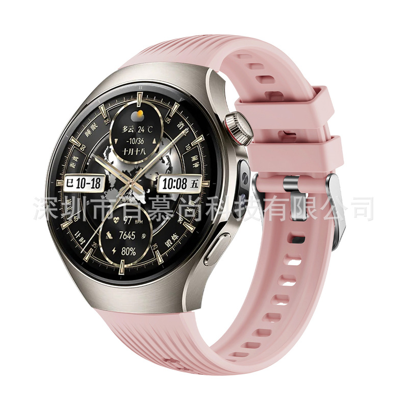 Huawei WATCH5 46MM シリコンストラップ HUAWEI WATCH5 スポーツストラップ Huawei 時計ストラップに適しています。|undefined