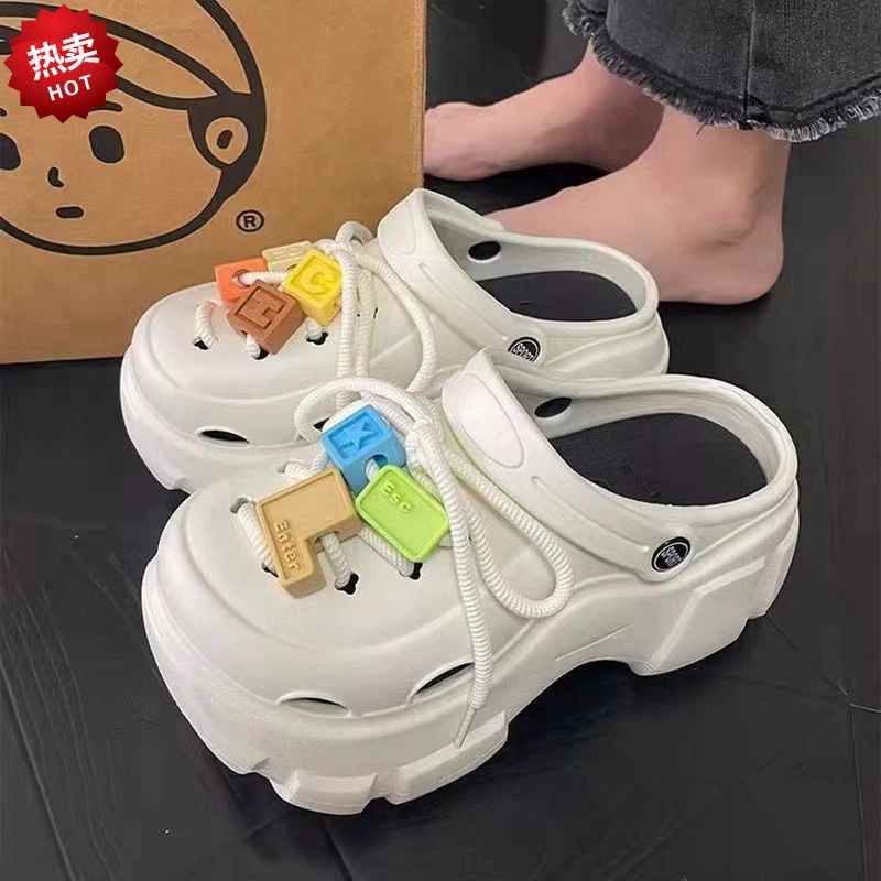 Супер огонь новая пещерная обувь женская модель летом носить милый мультфильм противоскользящий и вонючий мягкий толстый дном лап