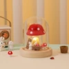 Rabbit mushroom finished product (long glass dome)