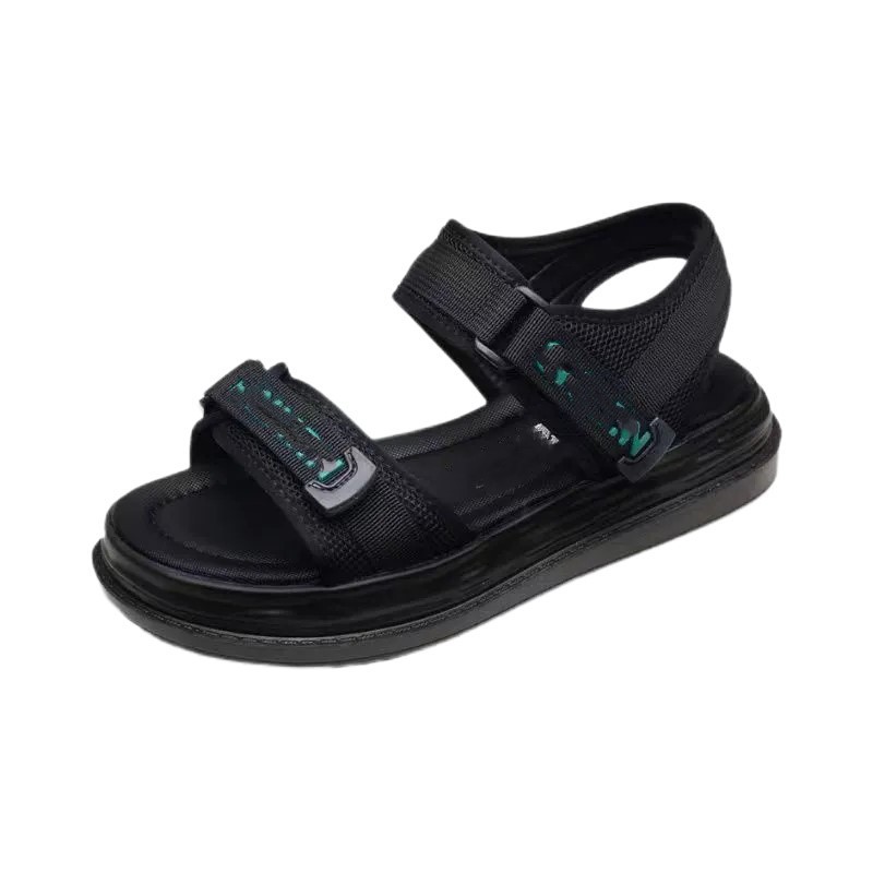 Sandalias deportivas para mujeres 2026 verano nuevo tipo explosivo muffin zapatos de suela gruesa zapatos de playa rojos de estudiantes