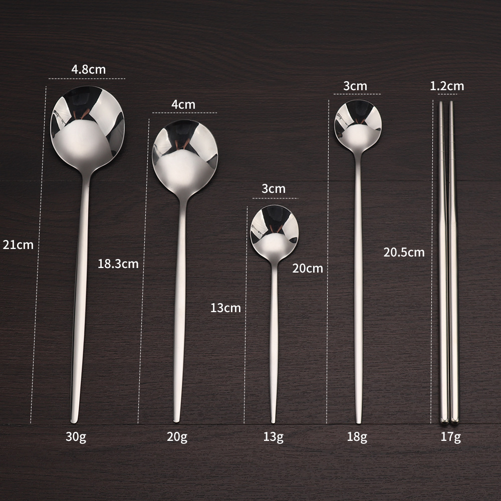 Stainless Steel Dessert Coffee Spoon For Elegant Tableware_voghion.com