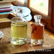 新品冷萃咖啡密封瓶空瓶子加厚玻璃网红酒瓶玻璃果酒瓶分装酒瓶