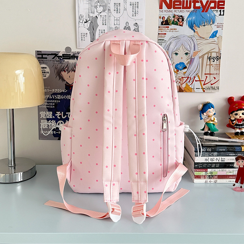 日系ins风书包女小学生简约可爱少女双肩包初中生女生小清新背包|undefined