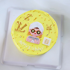 Friend Cake Decoration Soft Rubber Rich Lady Figure Money Dollar Insert Goddess Birthday Dessert Table Decoration Accessory