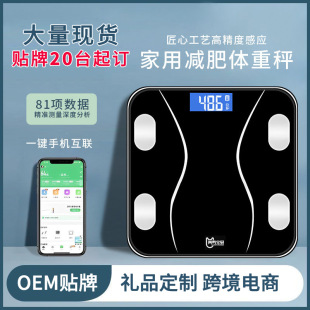 Cross-Border Gift Multi-Functional Body Fat Scale Household Precision Electronic Scale Rechargeable Weight Scale Weighing Home