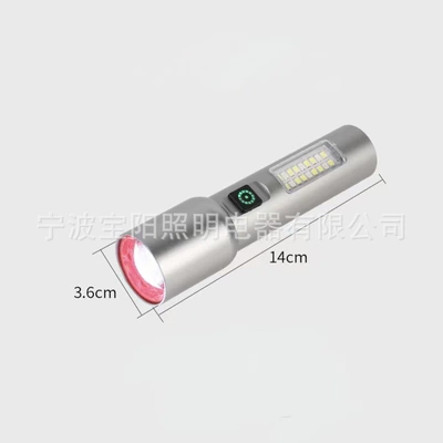 Super Bright Flashlight, Multi-Functional Flashlight, Aluminum Alloy, Ultra-Long Battery Life, High-Power White Laser, Strong Light, Long-Range Projection (UV fənərlər) - basic-model-1000k