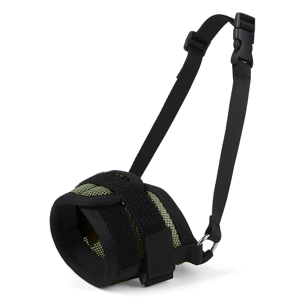 La nueva funda de boca de perro de Amazon, anti-mordedura y anti-llamada, funda de boca de perro ajustable, transpirable y anti-desorden, máscara de perro al por mayor