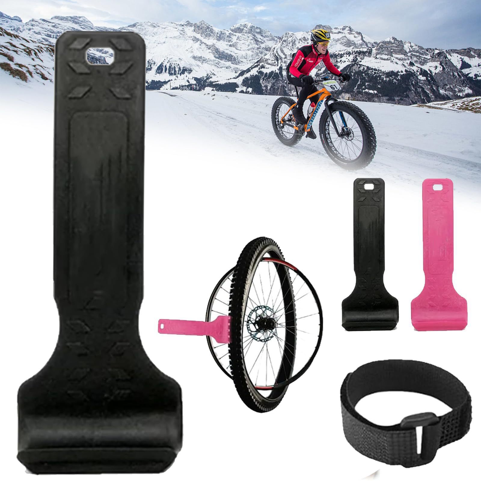 2-in-1 Bicycle Tyre Lever Crowbar  公路车轮胎补胎撬棒