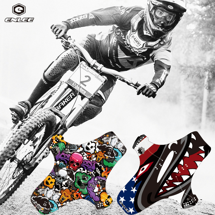 Cross-border hot selling bicycle fender mountain bike AM front and rear fork rain shield DH downhill off-road self-propelled mud removal