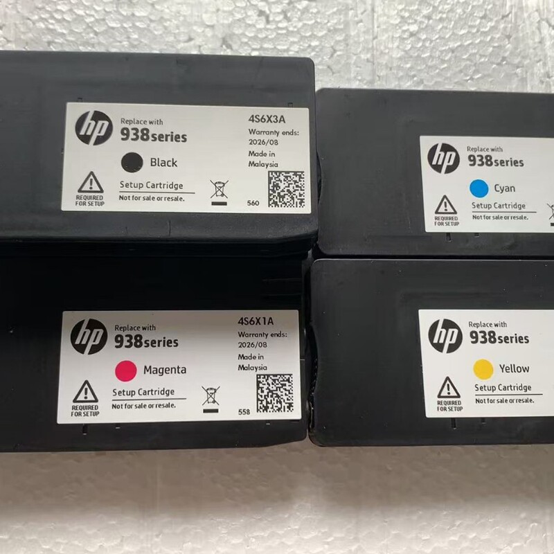 Suitable for Hp Original 938 Ink Cartridges Black and Color Hp9730 9720 9710 9110 9120913 Suitable for Hp Original 938 Ink Cartridges Black and Color Hp9730 9720 9710 9110 9120913