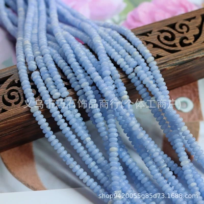 Zərgərlik ara hissələri: Powder Crystal Abacus Beads Picture - synthetic-purple-agate-24mm