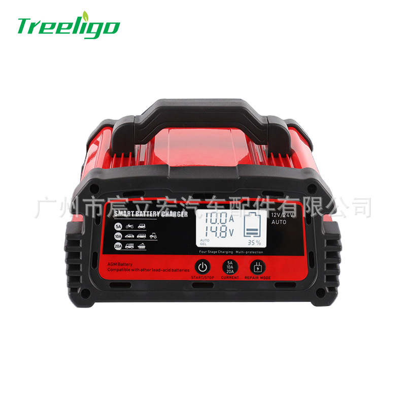 Fuente fabricante batería de coche de 12V24 voltios cargador de batería batería de plomo-ácido de reparación de pulso inteligente