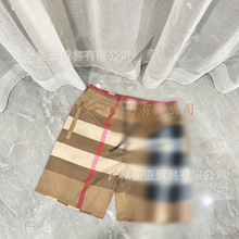 跨境批发外贸沙滩裤bbr高品质时尚印花logo轻奢休闲百搭短裤巴宝