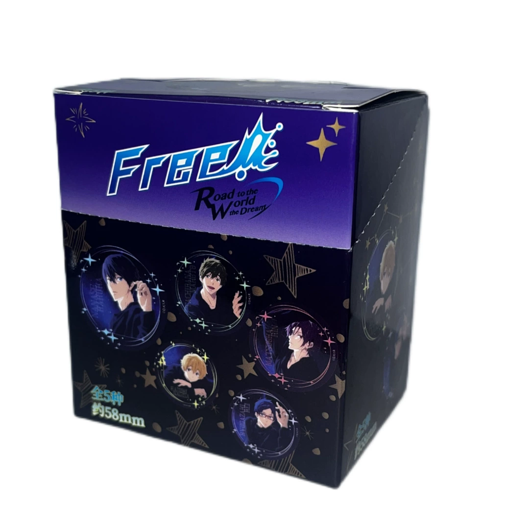 Подлинный «Free!» Лайм-Ye Летняя серия Полароид Blind Box Нанаcе Харука Аниме Две страницы Переферийный Танико