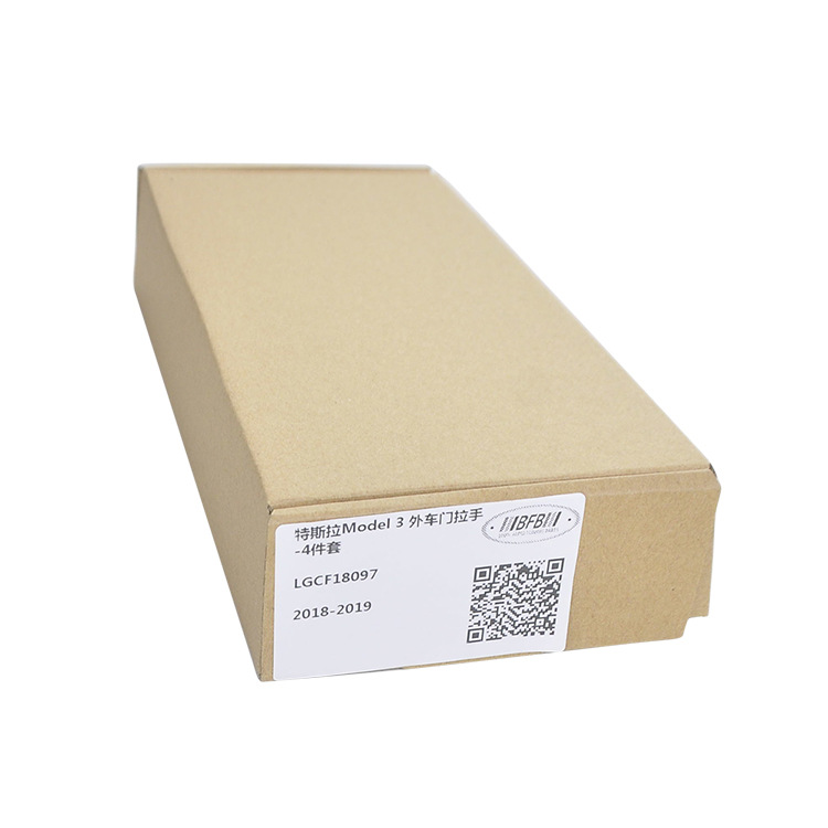 100% Real Carbon Fiber Door Handle - For Tesla Model Y - Glossy Carbon Fiber Exterior Door Handle Trim for Model 3