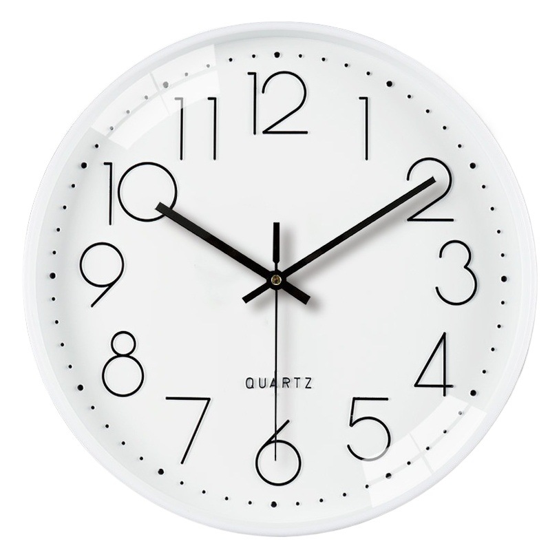 Reloj de pared redondo 12 pulgadas｜Estilo minimalista｜Hogar y dormitorio｜Venta al por mayor