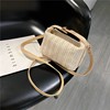 Summer fashionable woven handheld shoulder bag, trend beach one-shoulder bag, straw small bag, 2023, Korean style