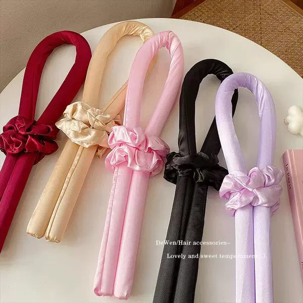 Cross-border heatless curling wand, Amazon's best-selling curling tool, foam curling roller for sleeping, creates big waves without damaging hair for women