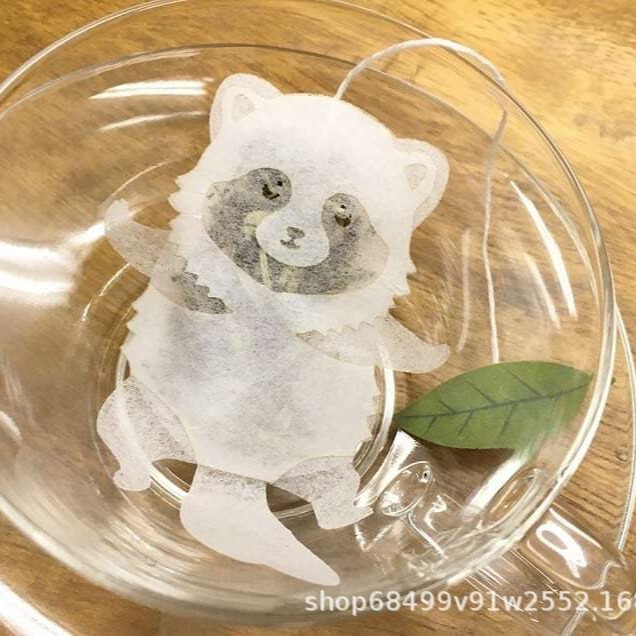 Japanese Ocean Teabag Raccoon-Shaped Tea Bags Cute and Fun Souvenirs Oem Customized Flower Tea Hotel