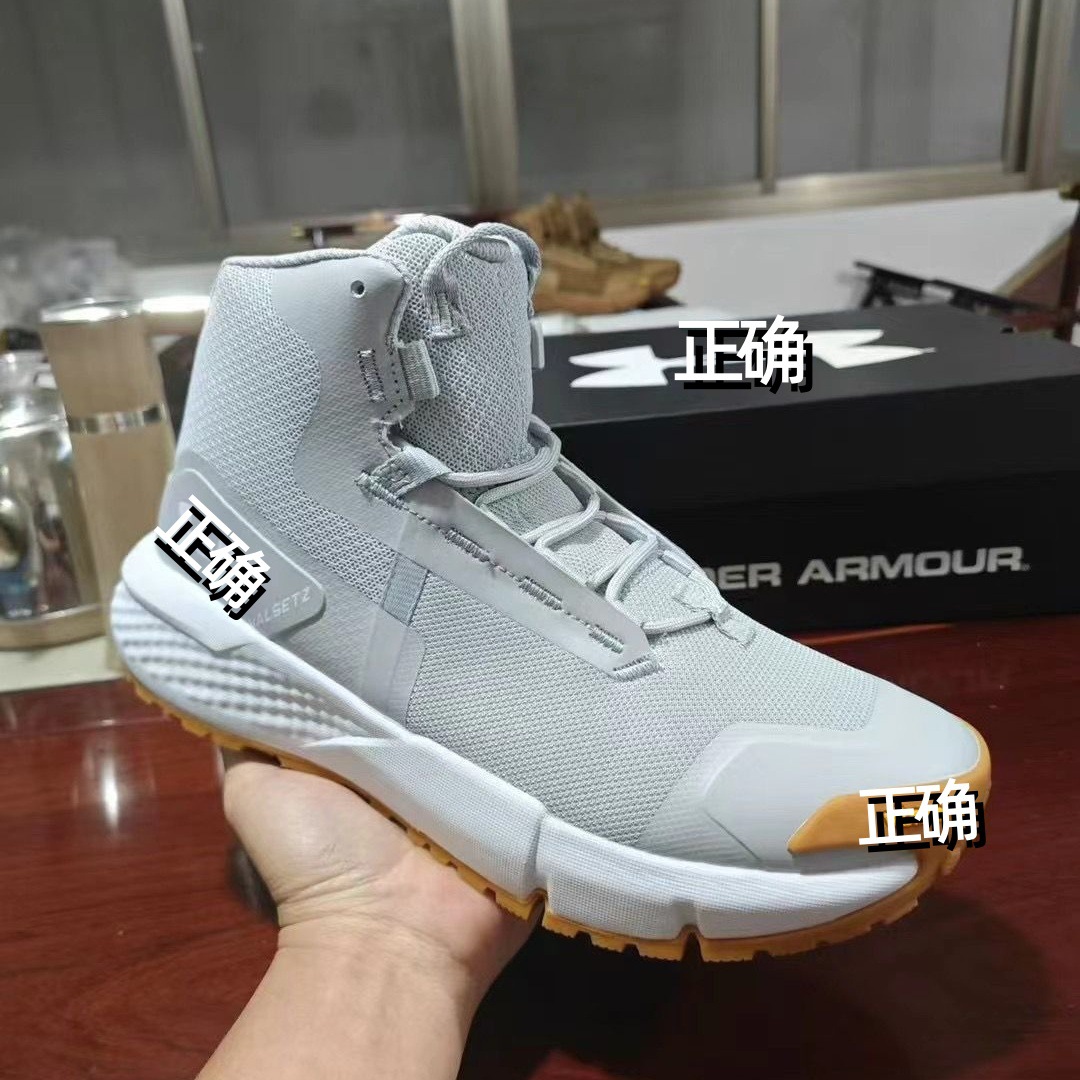 Nuevas botas tácticas de hombre UA Valsetz, botas de montaña ligeras resistentes al desgaste y transpirables.