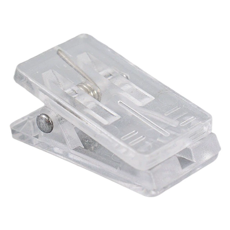 Акриловый зажим, канцелярские принадлежности, пластиковый зажим, прозрачный маленький зажим с клеем, зажим для файлов, зажим для ручки, зажим из полипропилена, сделай сам