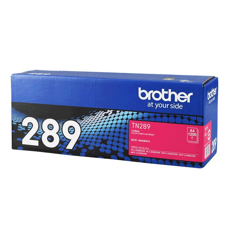 Cartucho de tóner hermano original cartucho de tinta TN289 cartucho de tóner de almacén de polvo negro L3228 3288 3528 3768 3568