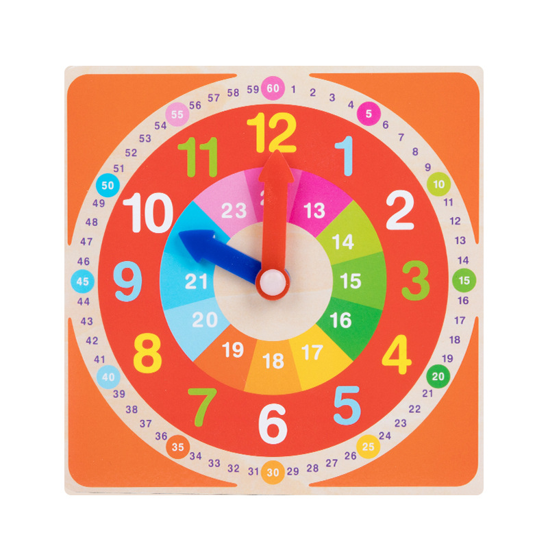 desarrollo de la inteligencia de los niños pequeños para la cognición del reloj y el tiempo de la escuela primaria reloj digital instrumento de enseñanza juguete