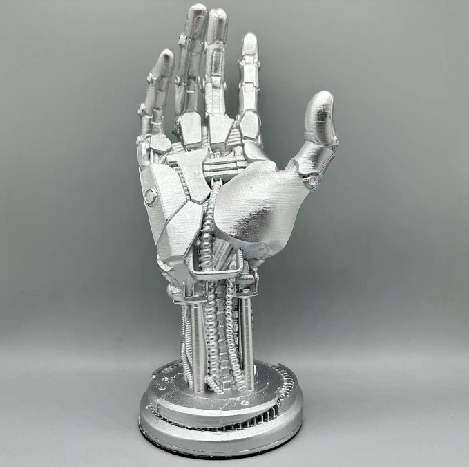 Soporte de teléfono móvil de árbol hombre de dibujos animados de escritorio veneno adornos de estudiantes adornos soporte de mango Fox negro