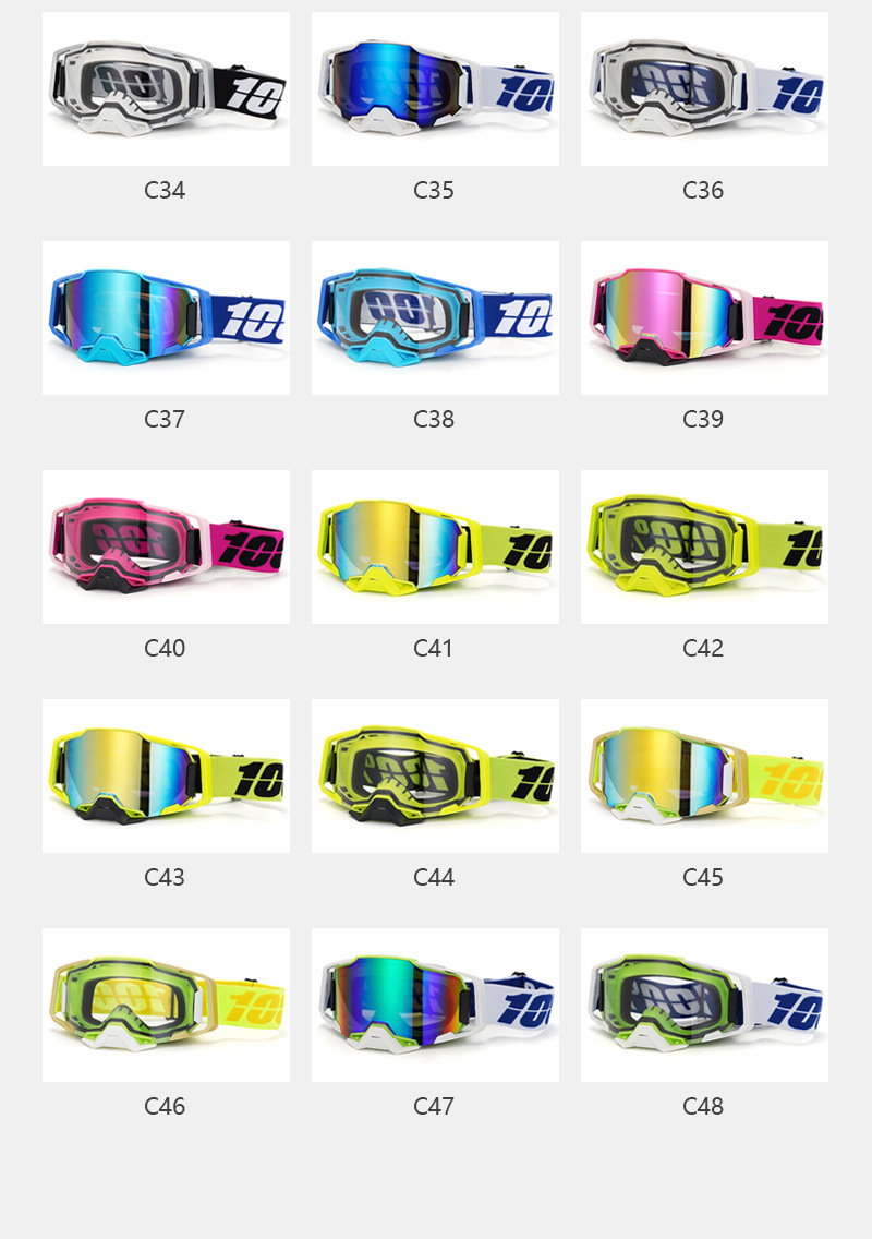 VEST High Quality Motocross Goggles Tear Off Custom Wholesale Off Road Dirt Bike Goggle Oem Motorcycle Mx Moto Goggle