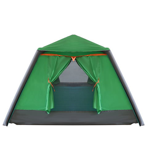 Emergency Inflatable Quick-Set Camping Tent Double Layer Portable Hiking Tent Thick Waterproof Inflatable Tent Outdoor Mosquito Proof