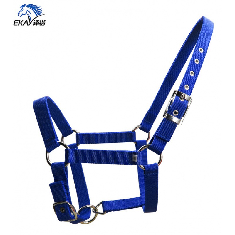 25mm wide thick PP webbing to pull the bridle, silver belt buckle, metal eye buckle. LT2001