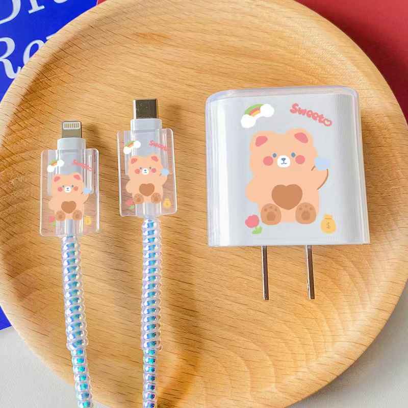 Aplicable a Apple 14 Cable Cover iPhone 13 Cargador Head 12 Promax Winding Cable Cover iPad