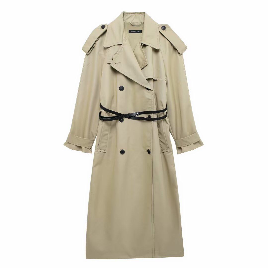 Dámské oblečení 2024 podzim a zima nový styl temperament série volná větrovka_voghion.com