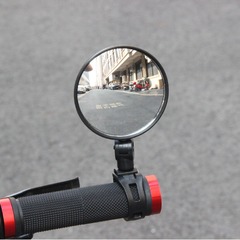 Bicycle rearview mirror, wide-angle convex mirror, bicycle reflector, mountain bike rearview mirror, silicone handle rearview mirror