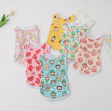 源头厂宠物背心狗狗印花卡通可爱背心小狗衣服宠物衣服狗狗背心