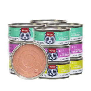 Naughty Mousse Cat Canned Goldfish Beef Chicken Cat Wet Food Wonderful Fresh Pack Wet Food Young Adult Cat Mixed Food Amazon