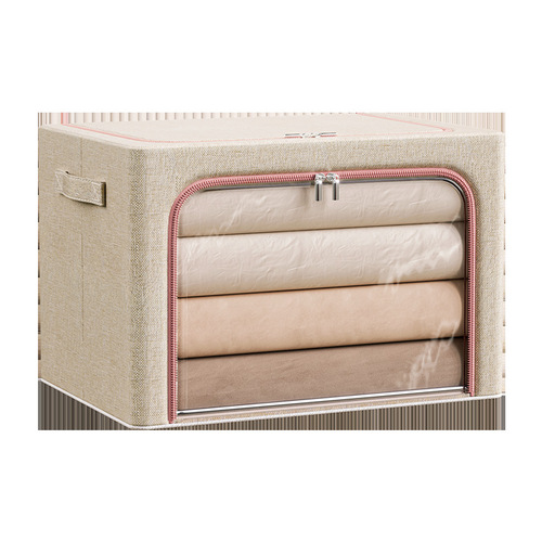 Fine imitation cationic foldable large window storage box Home clothes quilt clothing storage box